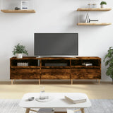 TV Cabinet Smoked Oak 150x30x44.5 cm Engineered Wood 831273