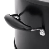 Camping Wood Stove Black 36x26x22.5 cm Metal 319439