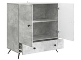 Sideboard Concrete Grey 66 x 34.5 x 95 cm Engineered Wood 895588