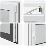 Basement Window "RISOR" 90x50 cm Tilt&Turn DIN Right Anthracite 4108400
