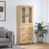 Highboard Sonoma Oak 69.5x34x180 cm Engineered Wood 3198404
