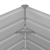 Raised Garden Bed 100x100x77 cm Galvanised Steel Green 47021