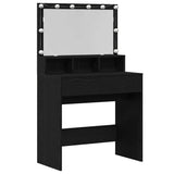 Dressing Table Black Oak 80 x 41 x 134.5 cm Engineered Wood 871539