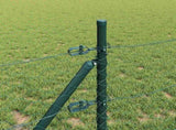 Hexagonal Fence Ground Fix 100 x 0.4 m PVC-Coated Steel Green 3352731
