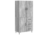 Cabinet Set 2 pcs Grey Sonoma 66 x 34.5 x 89.5 cm 3416661