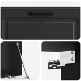 Wall-Mounted TV Cabinet Black 98 x 31 x 30 cm Engineered Wood 899406