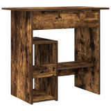 Desk Smoked Oak 80x45x74 cm Engineered Wood 815477