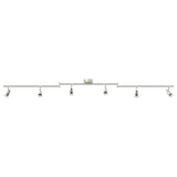 Ceiling Spotlight Nickel 176.5 x 9.5 x 14 cm Steel 4108211