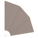 Balcony Privacy Screen 140 x 140 cm Polyester Taupe 42000927
