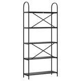 Bookshelf Black Oak 80 x 30 x 183 cm Engineered wood 879887