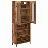 Highboard Old Wood 69.5 x 34 x 180 cm Engineered Wood 3415766