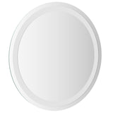 LED Bathroom Mirror Transparent 50 cm Tempered Glass 42045846