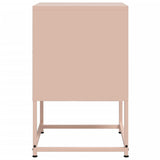 ZNTS Bedside Cabinet Pink 36x39x60.5 cm Steel 846448