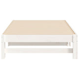 Pull-out Day Bed without Mattress White 2x cm 823415