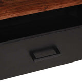 Media Cabinet Brown 110 x 30 x 40 cm Solid Acacia Wood 4104009