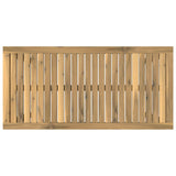 Coffee Table White 50 x 100.5 x 45 cm Solid Acacia Wood 901703