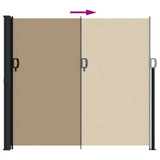 Retractable Side Awning Taupe 180x300 cm 4004349