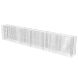 143566 Gabion Raised Bed Galvanised Steel 540x50x100 cm