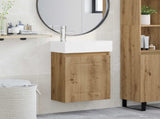 Bathroom Vanity Unit with Tap Artisan Oak 45.5 x 22.5 x 84 cm 889470