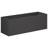 Garden Planter 2 pcs Black 60 x 20 x 20 cm Cold-rolled Steel 8005149