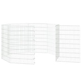Free Range Animal Enclosure 8-Panel 54x80 cm Galvanised Iron 171578