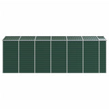 Garden Shed Green 191x555x198 cm Galvanised Steel 3188236