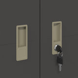 Storage Cabinet Black 90 x 40 x 140 cm Steel 3406160