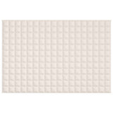 Weighted Blanket Light Cream 122x183 cm 9 kg Fabric 3154812