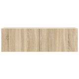 7 Piece TV Cabinet Set Sonoma Oak Engineered Wood 3114520