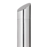 Garden Shower with Brown Base 225 cm Stainless Steel 3070790