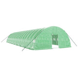 Greenhouse with Steel Frame Green 108 m 18x6x2.85 m 3188112