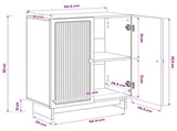 Bathroom Storage Cainet EDE Artisan Oak 59.5 x 31 x 80 cm 895964