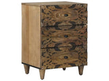 Sideboard with Drawer Brown 40 x 33.5 x 75 cm Solid Mango Wood 4018355