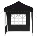 Pop-up Party Tent 195 x 195 x 245 cm Black Oxford Fabric 42019733