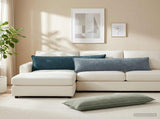 Throw Pillow 2 pcs HOUTEN Green 40 x 145 cm Chenille Fabric 934400