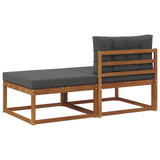 Sectional Sofa Units with Cushion 2 Piece Natural 900549