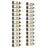 Wall Mounted Wine Rack for 12 Bottles 2 pcs White Iron 340881