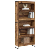 Book Cabinet 2 pcs Old Wood 80 x 30 x 189.5 cm Engineered Wood 3403014