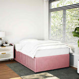 Bed Frame without Mattress Pink 120x200 cm Velvet 3285005