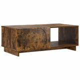 Coffee Table Smoked Oak 95 x 50.5 x 35 cm Engineered Wood 8011446