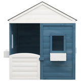 Playhouse with Lockable Door and Flower Pots Solid Wood Fir 93688