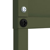Garden Privacy Screen Olive green 32 x 140 cm Cold-rolled steel 876234