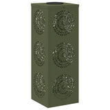 Solar LED Pathway Light 2 pcs Olive Green Cold Rolled Steel 879782
