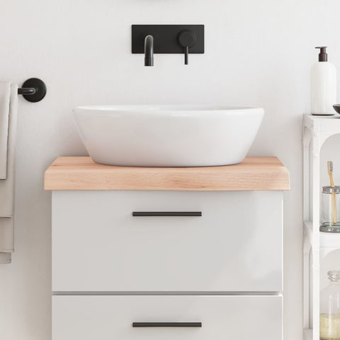 Bathroom Countertop 60x60x cm Untreated Solid Wood 3156016