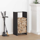 Firewood Rack Black 40x30x80 cm Cold-rolled steel 864231