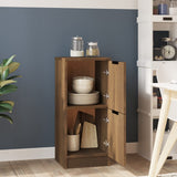 Sideboard Brown Oak 30x30x70 cm Engineered Wood 817022
