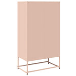 ZNTS Highboard Pink 68x39x123 cm Steel 853369