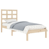 Bed Frame without Mattress 100x200 cm Solid Wood 3105460
