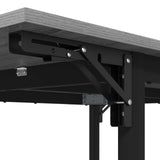 Extendable Dining Table 120 x 81.5 x 75 cm Engineered Wood 8006118