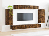 TV Cabinet 8 pcs Smoked Oak 3409146